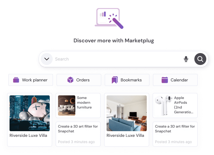 Search content across the whole of Xila